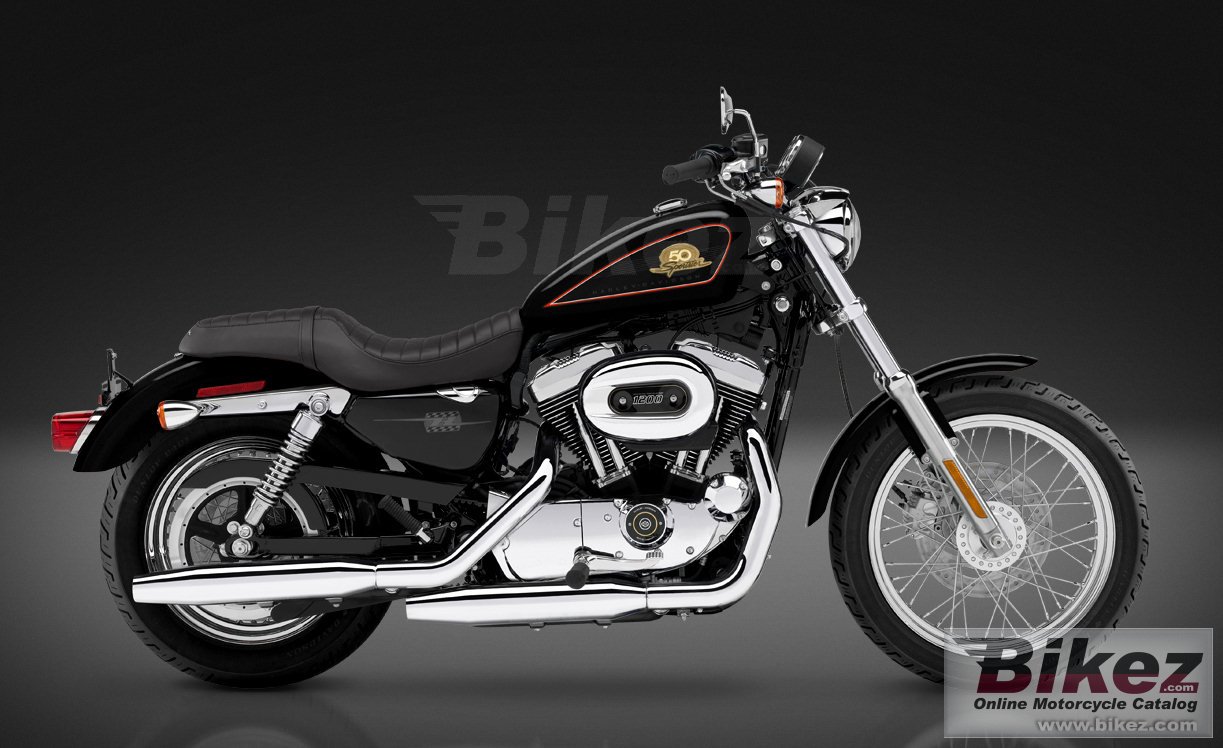 Big Harley-Davidson xl50 50th anniversary sportster picture and wallpaper from Bikez.com
